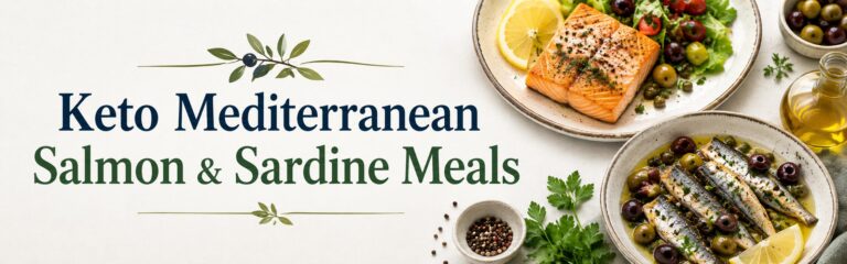 Keto Mediterranean Salmon & Sardine Meals