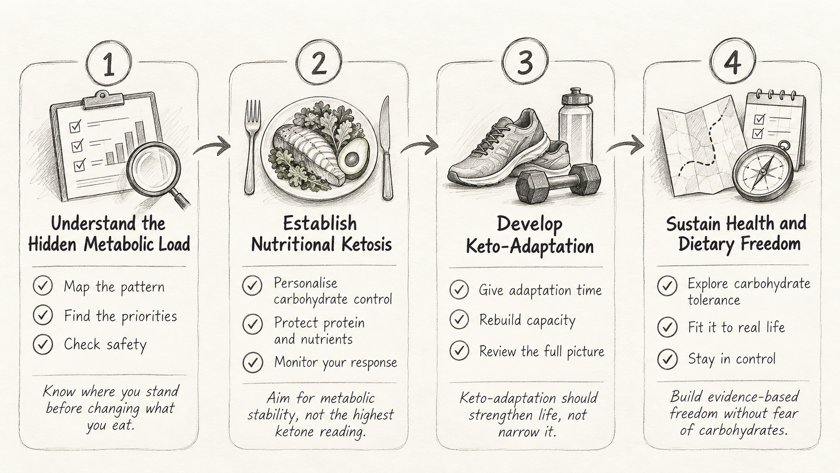 Four-Step Keto Roadmap